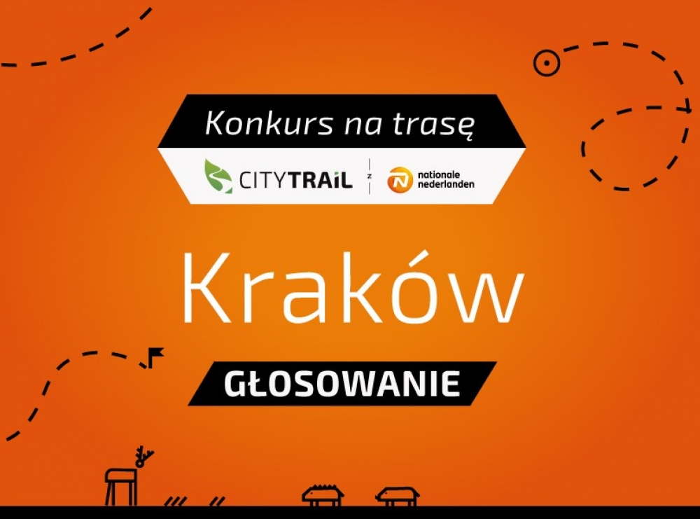 Trwa głosowanie na trasę CITY TRAIL w Krakowie!