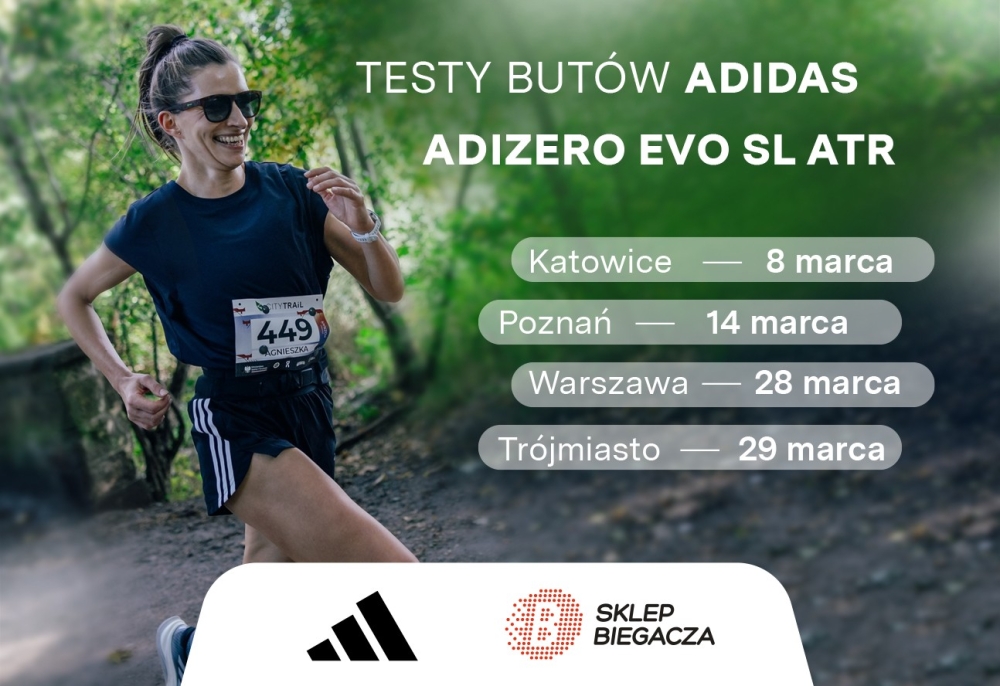 Testy butów adidas w czterech miastach