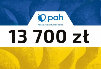 13 700 zł na pomoc dla Ukrainy